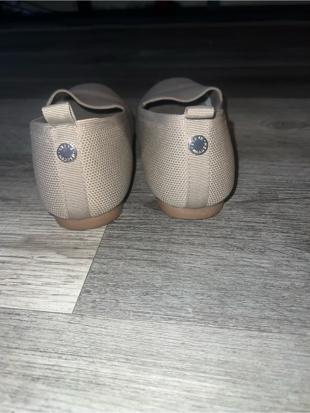 Steve Madden Knit Slip-On Flats - Beige Taupe - Picture 3 of 4